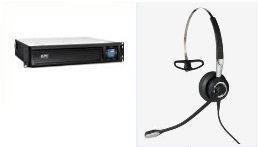 APC BUNDLE:  APC UPS (3000VA) SMC3000RMI2U + BONUS JABRA CORDED BIZ 2400 II UC DUO HEADSET